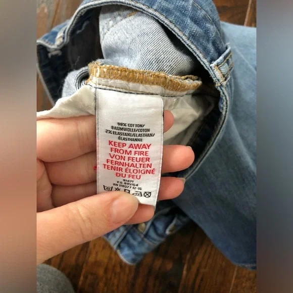Mini Boden / Johnnie B Boys 15Y Medium Vintage Washed Denim Jean Shorts - EUC! - Picture 6 of 12